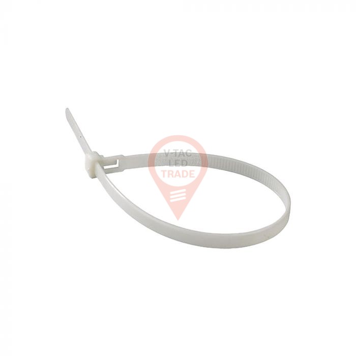 Cable Tie - 2.5 x 100mm White 100 pcs/pack 