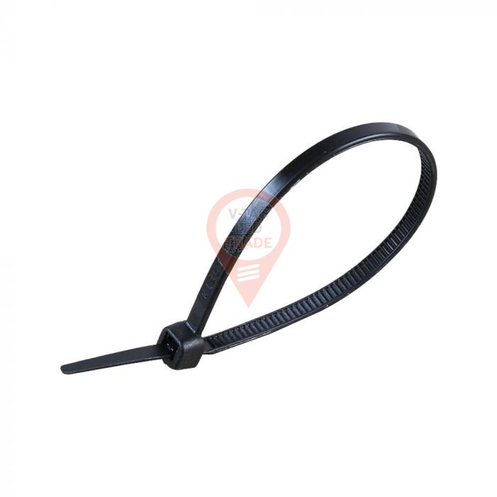 Cable Tie - 2.5 x 100mm Black 100 pcs/pack 