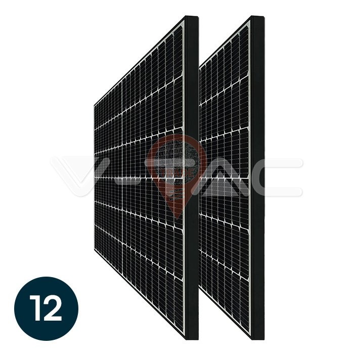 4.92kW Mono Solar Panel Set Black Frame 12 x 410W 35mm