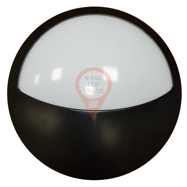 12W Surface mounted LED Fixture - Half Round, Natural White