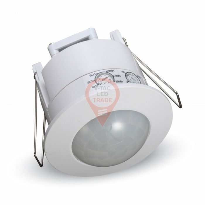 Infrared Motion Sensor Downlight Type White PIR 360°