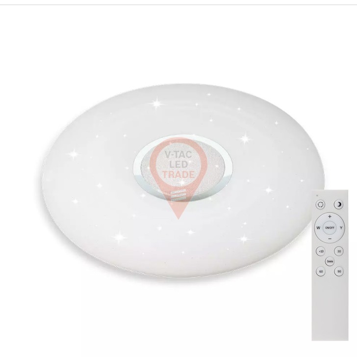60W LED Designer Dome Light 3 in 1 Remote Control Dimmable Round