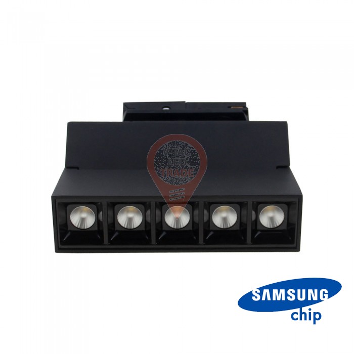 12W LED Linear Trackight SAMSUNG Chip Black Body 5700K