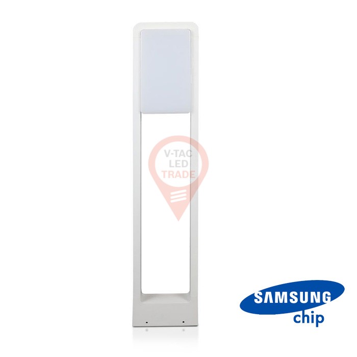 10W LED Bollard Lamp SAMSUNG Chip White Body IP65 4000K