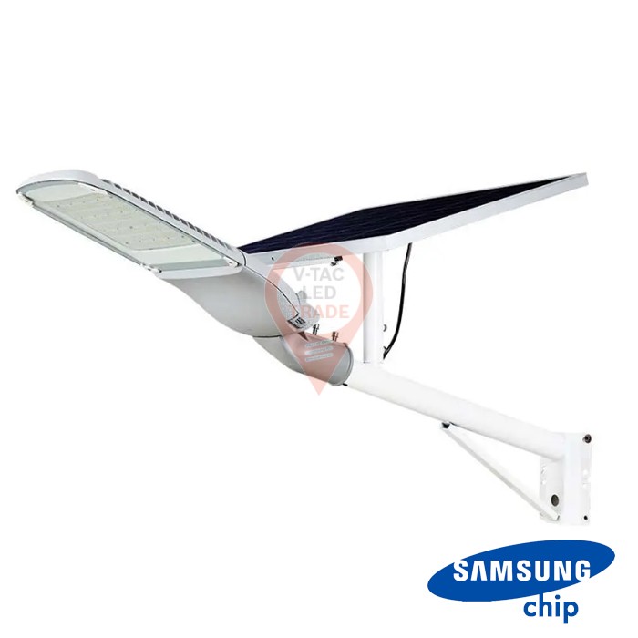 LED Solar Street Light SAMSUNG Chip 300W White Body 6400K 