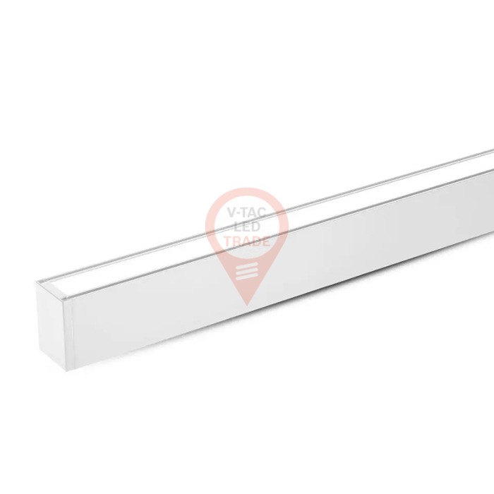 LED Linear Light SAMSUNG Chip 40W Hanging Suspension White Body 6400K 1200x35x67mm