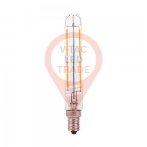 LED Bulb - 4W E14 T20 Filament Clear Glass 6000K