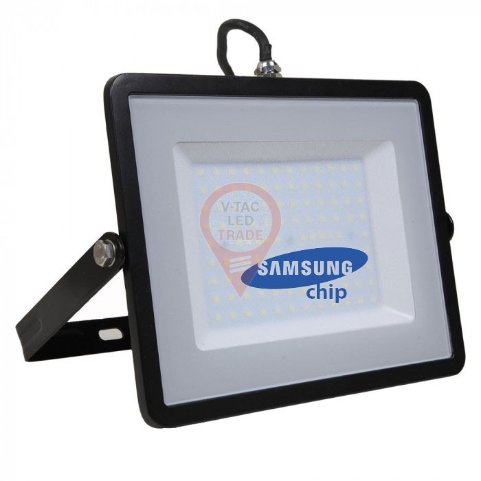100W LED Floodlight SMD SAMSUNG Chip Black Body 6400K