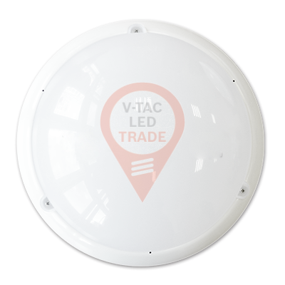 16W Dome LED Light With Sensor Microwave Warm White