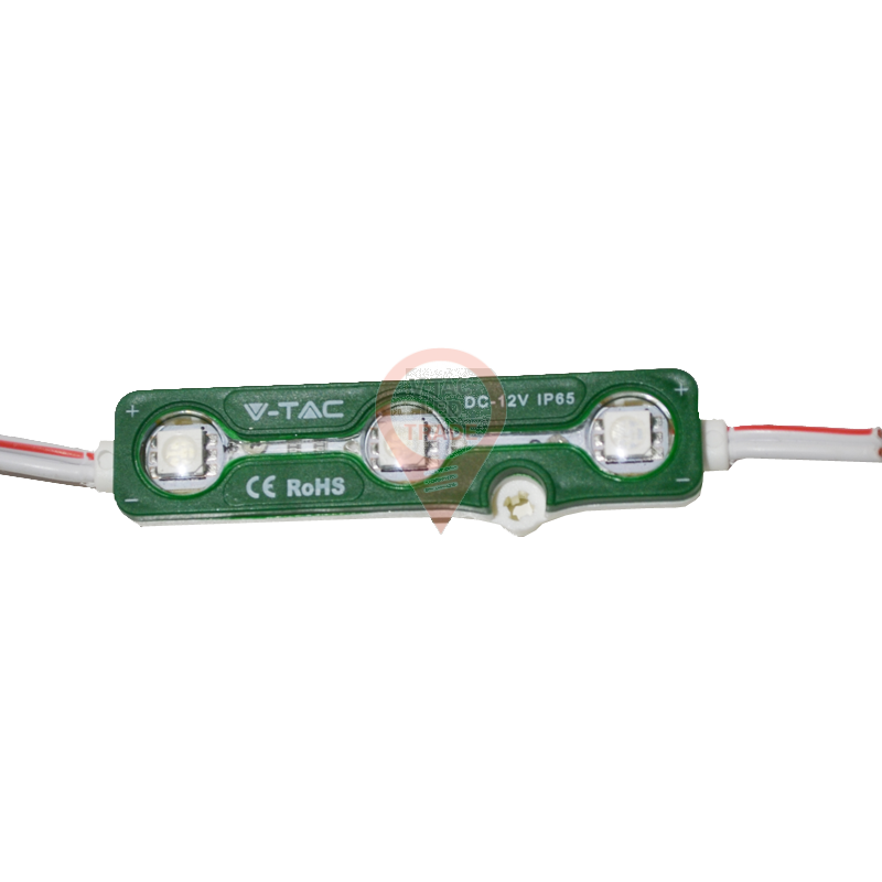LED Module 3SMD Chips SMD 5050 IP67 Green