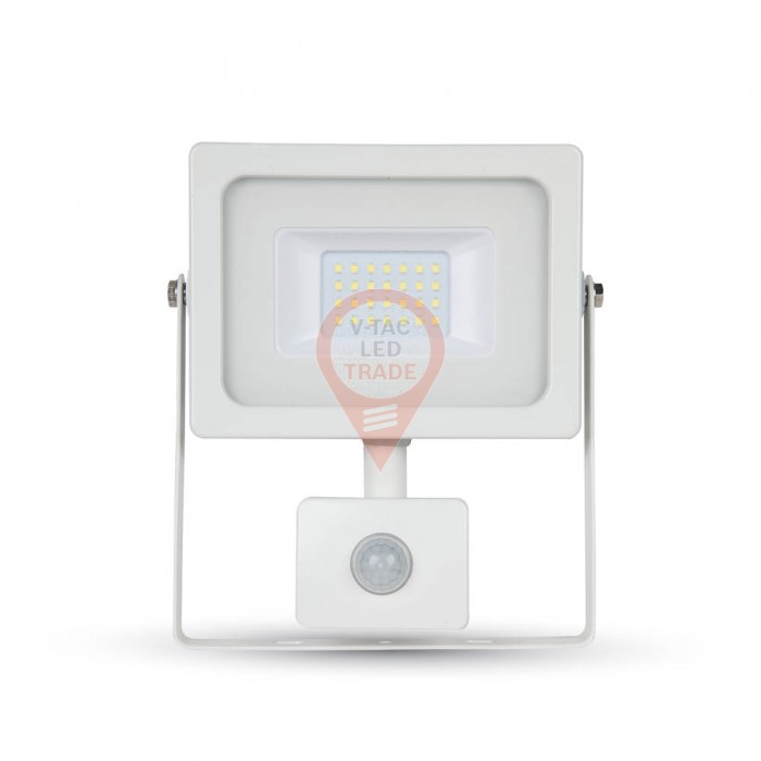 20W LED Sensor Floodlight White body SMD, Warm White