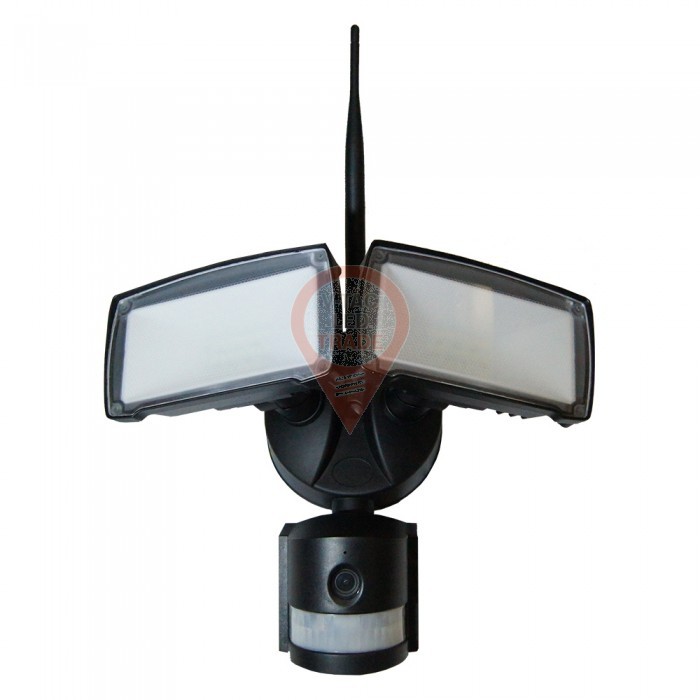 18W LED Floodlight with WiFi Sensor Camera White