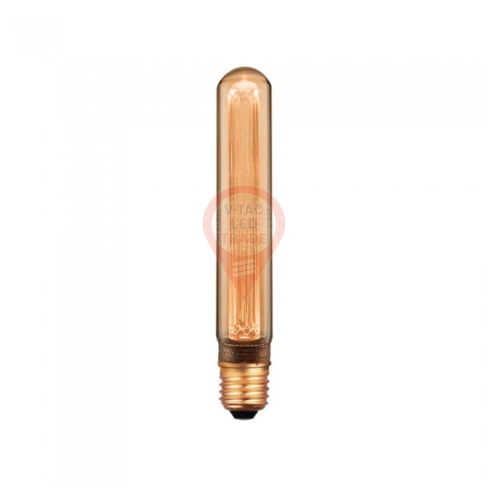 LED Bulb - 2W ART Filament Candle E27 T30 Amber Glass 1800K±200K