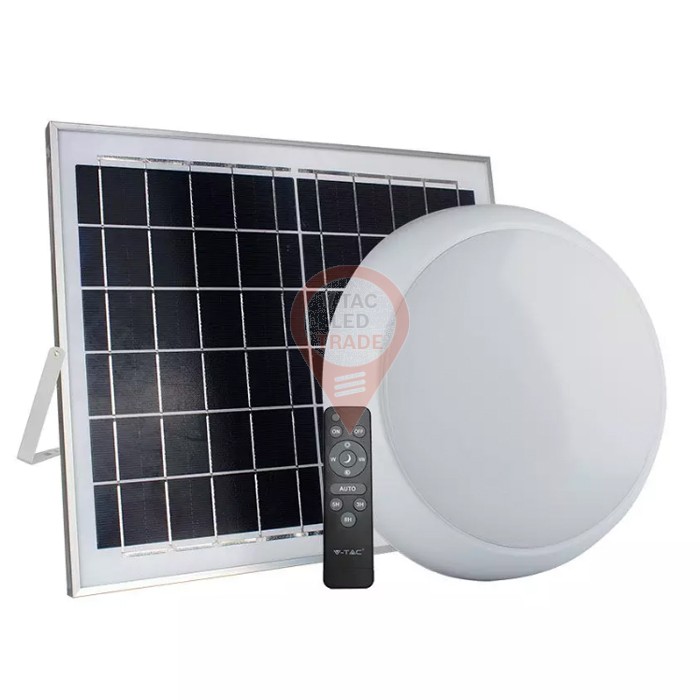 15W LED Solar Ceiling Light Remote Control IP65 3 in 1