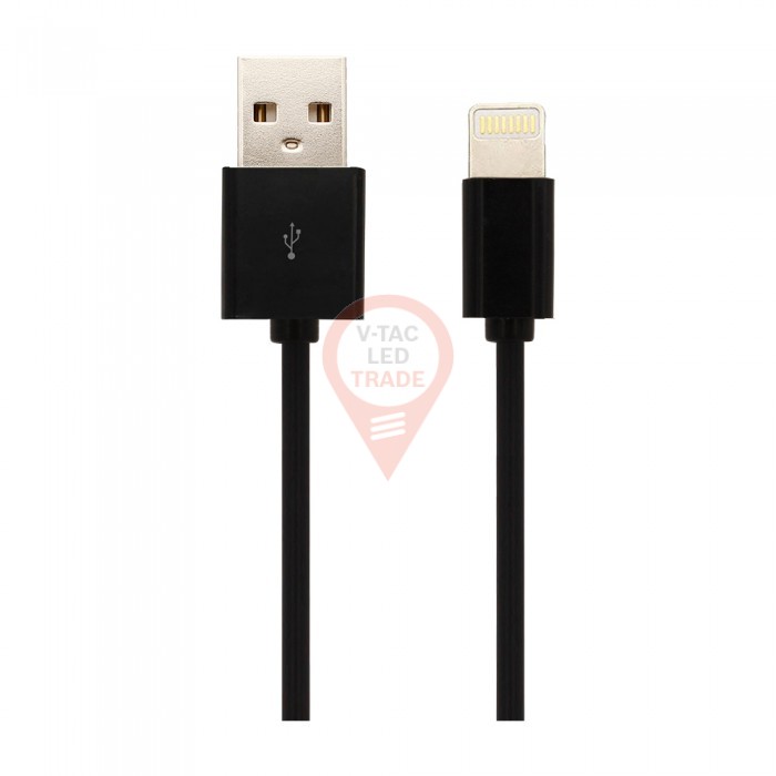 Iphone Cable Black with MFI Licence