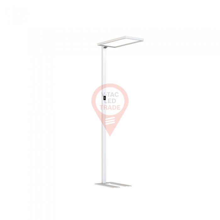 80W LED Floor Lamp Touch Dimming Up/Down White  4000K