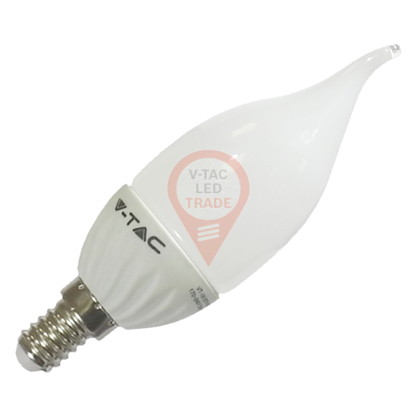 LED Bulb - 4W E14 Candle Flame Warm White