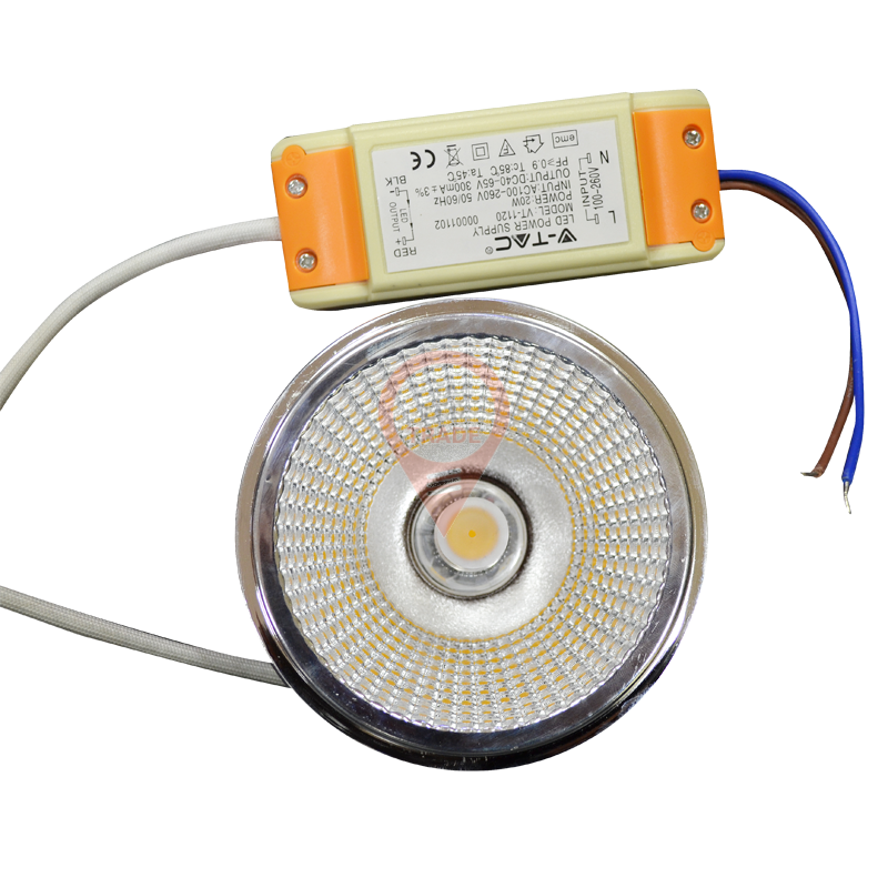 LED Spotlight - AR111 40° 20W 12V Warm White