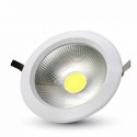 40W LED COB Downlight Round Natural White