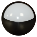 12W Surface mounted LED Fixture - Half Round, Natural White