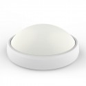 12W Dome Light Full Oval White Body Waterproof Warm White