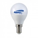 LED Bulb - SAMSUNG Chip 5.5W E14 P45 Plastic 4000K