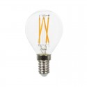 Filament LED Bulb - 4W E14 P45 Cross Warm White