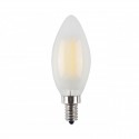 LED Bulb - 4W E14 Candle Cross Filament Warm White