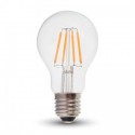 Filament LED Bulb - 4W E27 A60 Clear Cover Natural White