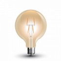LED Bulb - 4W Filament E27 G80 Amber Warm White 