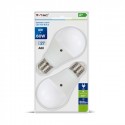 LED Bulb - 9W E27 A60 Thermoplastic Day&Night Sensor Warm White 2PCS/PACK