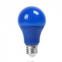 LED Bulb - 9W E27 A60 Thermoplastic Blue