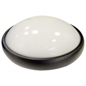 8W Dome Light Round Black Body Natural White Waterproof 