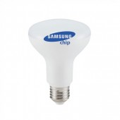 LED Bulb - SAMSUNG CHIP 10W E27 R80 Plastic Warm White