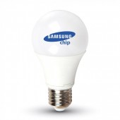 LED Bulb - SAMSUNG CHIP 9W E27 A60 Plastic 4000K