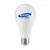 LED Bulb - SAMSUNG CHIP 17W E27 A65 Plastic White