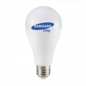LED Bulb - SAMSUNG CHIP 8.5W E27 A++ A60 Plastic Warm White