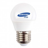 LED Bulb - SAMSUNG Chip 5.5W E27 G45 Plastic 6400K
