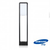 10W LED Bollard Lamp SAMSUNG Chip Black Body IP65 3000K