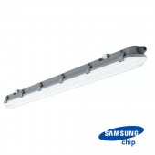 LED Waterproof Fitting M-Series 600 mm 18W 4500K Milky Cover 120 lm/W