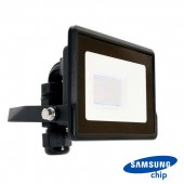 10W LED Floodlight SAMSUNG Chip Black Body 6400K