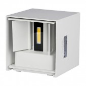 5W Wall Lamp with Bridglux Chip White Body Square IP65 3000K 