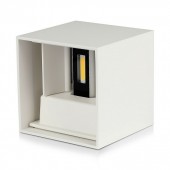 11W LED Wall Lamp with Bridgelux Chip White 3000K Square 