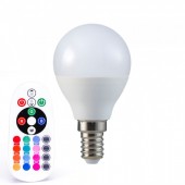 LED Bulb - 3.5W E14 P45 Dimming Brightness RF Control RGB + 3000K