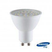 LED Spotlight SAMSUNG Chip GU10 5W Transparent 3000K 110° 160lm/W
