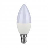 LED Bulb Candle 4.8W E14 RF Control RGB + 3000K Dimmable