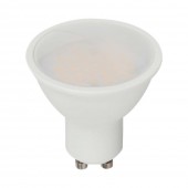 LED Spotlight 2.9W GU10 SMD White Plastic Milky Cover 4000K