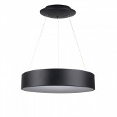 20W LED Surface Smooth Pendant Light Dimmable Black 3000K