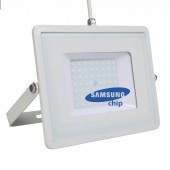 50W LED Floodlight SMD SAMSUNG Chip White Body 4000K