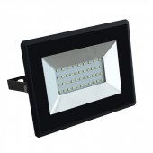 30W LED Floodlight E-Series Black Body White 